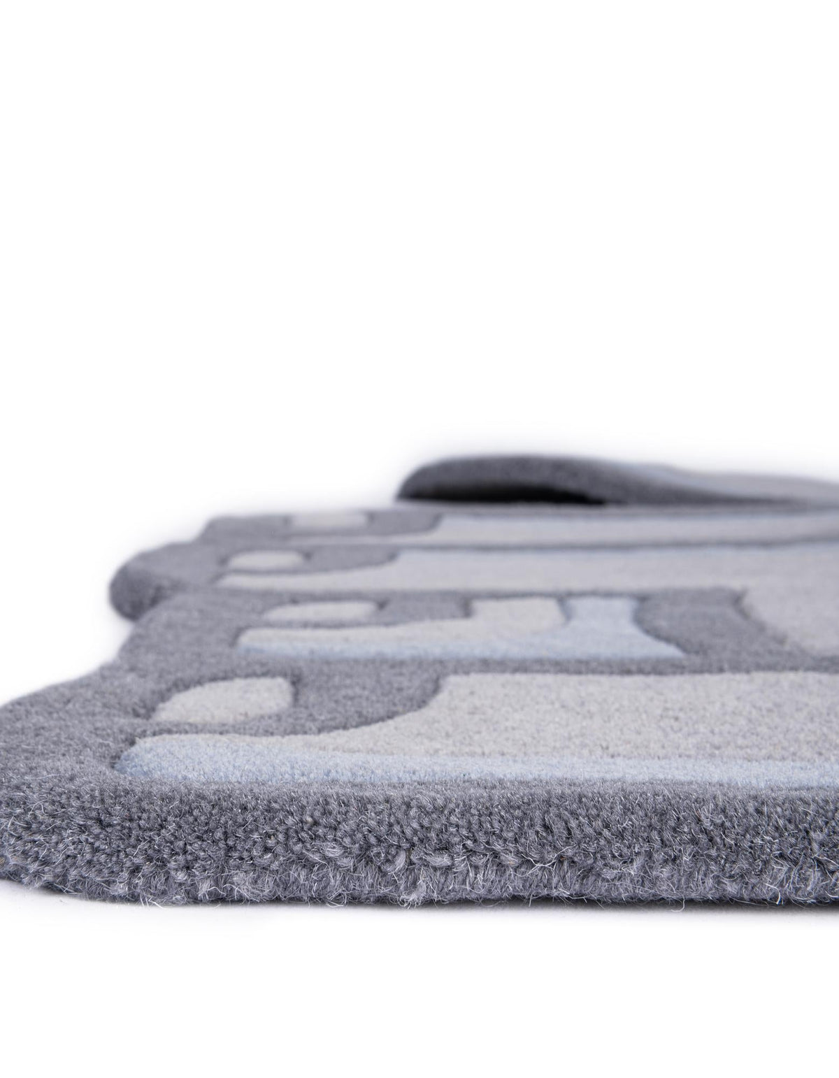 Whimsy Wonders Wool Collection Area Rug -  Prairie Rectangle Gray  lifestyle 14
