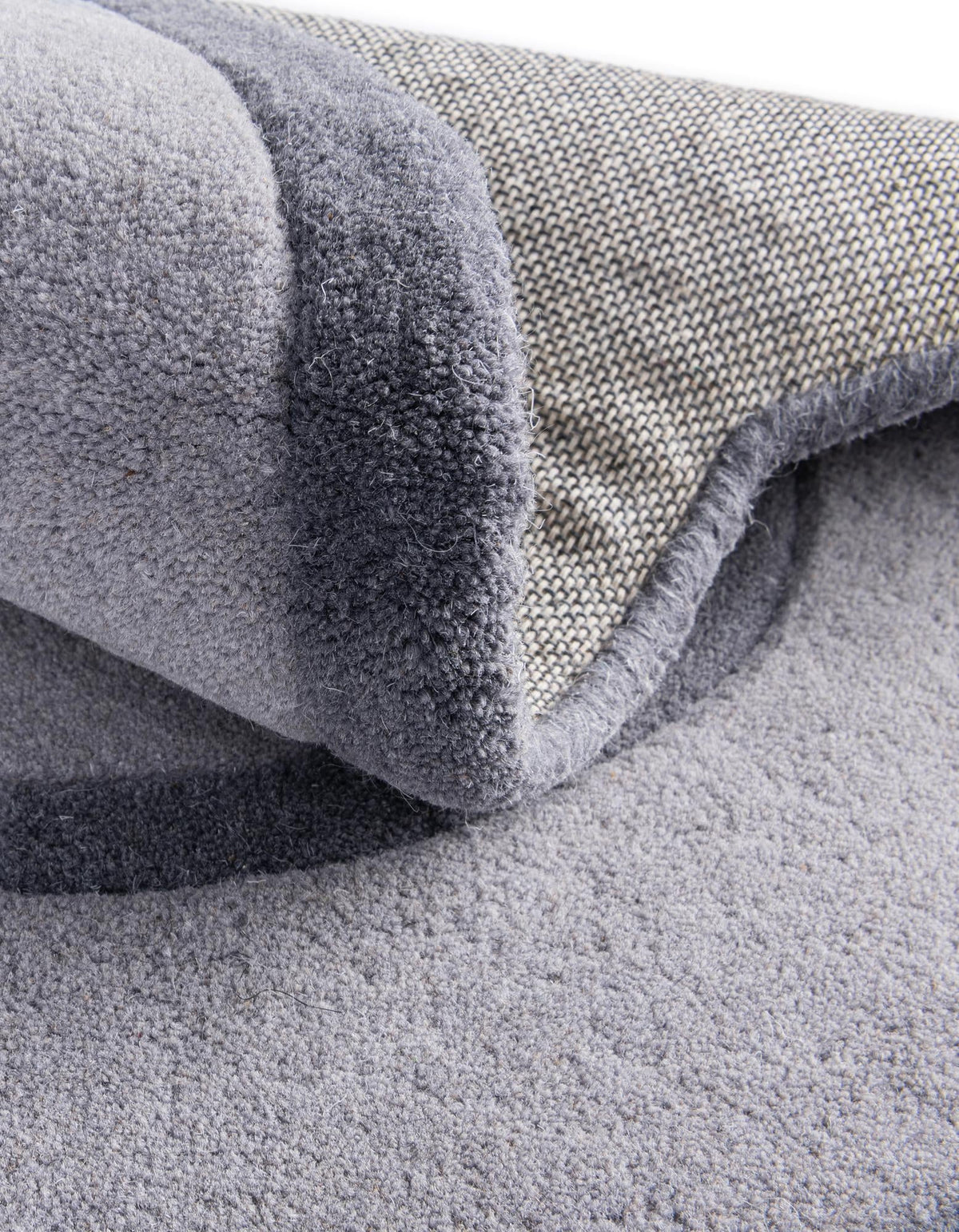 Whimsy Wonders Wool Collection Area Rug -  Prairie Rectangle Gray  lifestyle 20