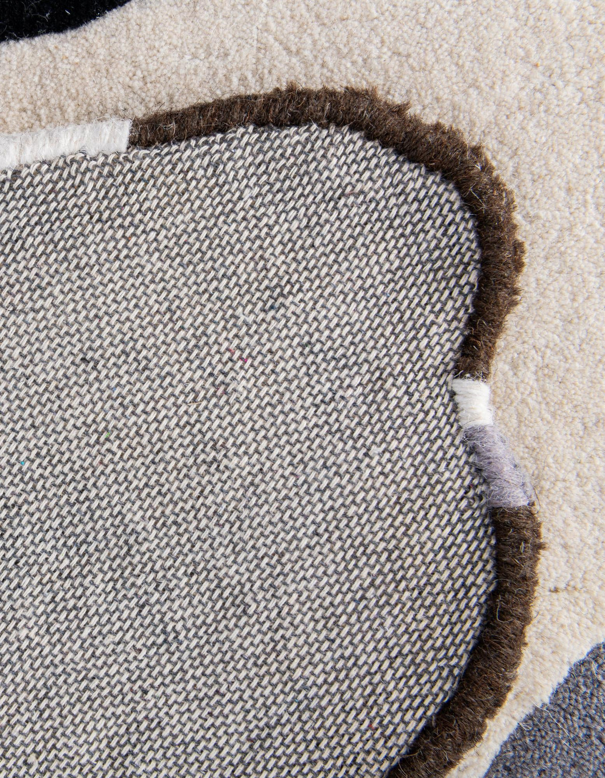 Whimsy Wonders Wool Collection Area Rug -  Marsh Rectangle White and Black  lifestyle 16