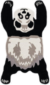 Whimsy Wonders Wool Collection Area Rug -  Mesa Rectangle Black and Gray  lifestyle 2