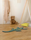 Whimsy Wonders Wool Collection Area Rug -  Bayou Rectangle Green  lifestyle 6
