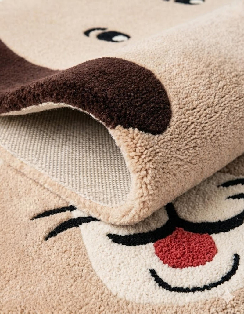 Whimsy Wonders Wool Collection Area Rug -  Fjord Rectangle Beige  lifestyle 14