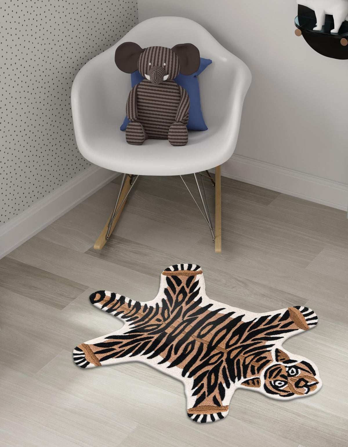 Whimsy Wonders Wool Collection Area Rug -  Delta Rectangle Brown  lifestyle 2