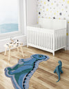 Whimsy Wonders Wool Collection Area Rug -  Grove Rectangle Blue  lifestyle 2
