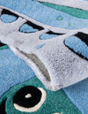 Whimsy Wonders Wool Collection Area Rug -  Grove Round Blue  lifestyle 13