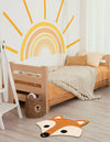 Whimsy Wonders Wool Collection Area Rug -  Meadow Round Orange and White  lifestyle 10