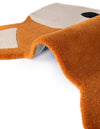 Whimsy Wonders Wool Collection Area Rug -  Meadow Round Orange and White  lifestyle 18