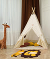 Whimsy Wonders Wool Collection Area Rug -  Jungle Rectangle Yellow  lifestyle 3