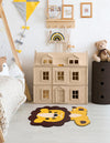 Whimsy Wonders Wool Collection Area Rug -  Jungle Rectangle Yellow  lifestyle 4