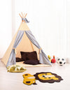 Whimsy Wonders Wool Collection Area Rug -  Jungle Rectangle Yellow  lifestyle 7