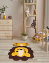 Whimsy Wonders Wool Collection Area Rug -  Jungle Rectangle Yellow  lifestyle 10