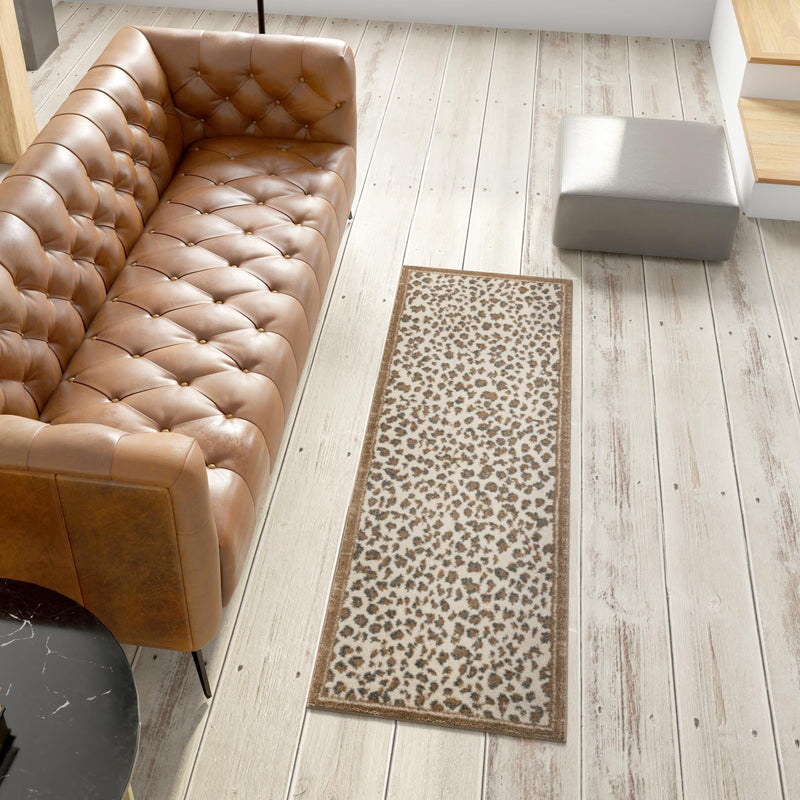 Savannah Sojourn Collection Area Rug - Serengeti Runner Brown  lifestyle 174