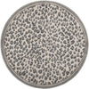Savannah Sojourn Collection Area Rug - Serengeti Round Gray  lifestyle 44