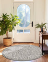 Savannah Sojourn Collection Area Rug - Serengeti Round Gray  lifestyle 65