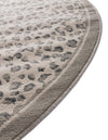 Savannah Sojourn Collection Area Rug - Serengeti Round Gray  lifestyle 118