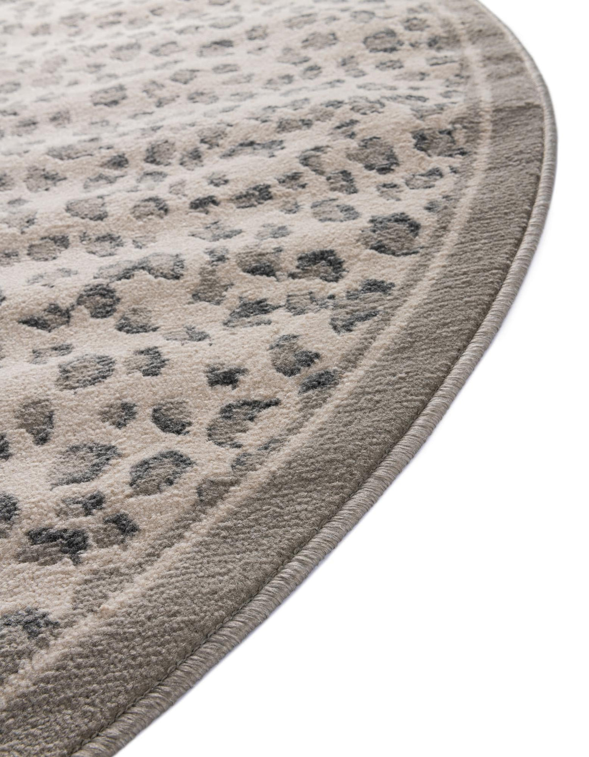 Savannah Sojourn Collection Area Rug - Serengeti Round Gray  lifestyle 118