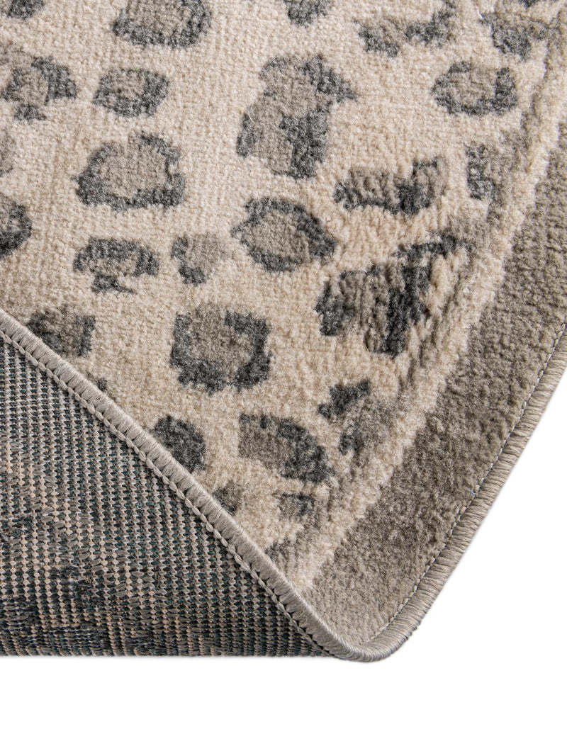 Savannah Sojourn Collection Area Rug - Serengeti Round Gray  lifestyle 132