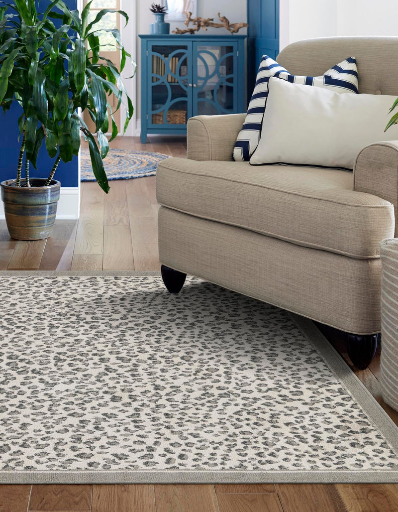 Savannah Sojourn Collection Area Rug - Serengeti Rectangle Gray  lifestyle 11