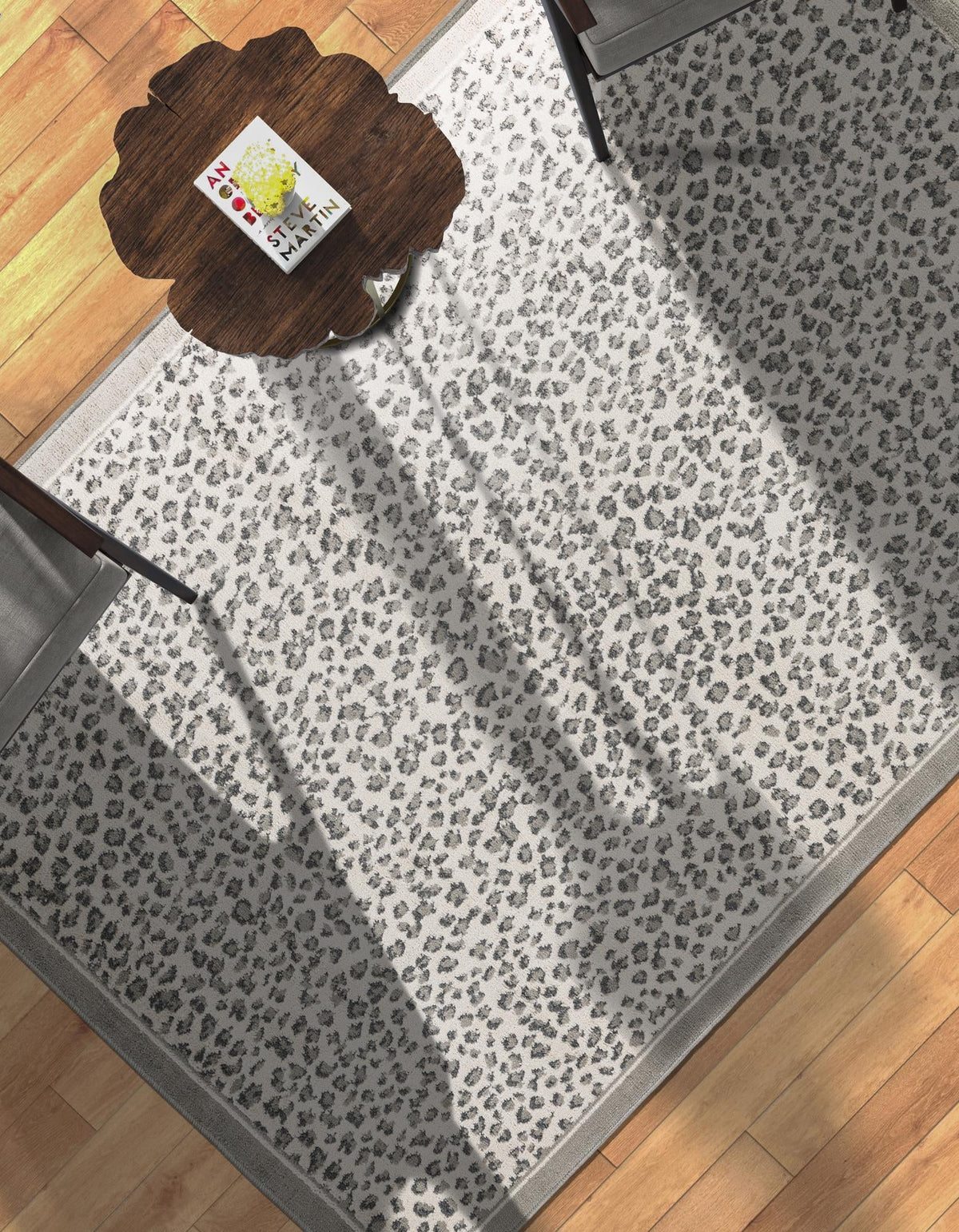 Savannah Sojourn Collection Area Rug - Serengeti Rectangle Gray  lifestyle 19