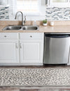 Savannah Sojourn Collection Area Rug - Serengeti Runner Gray  lifestyle 75