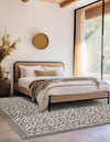 Savannah Sojourn Collection Area Rug - Serengeti Square Gray  lifestyle 59