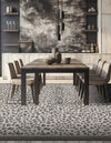 Savannah Sojourn Collection Area Rug - Serengeti Square Gray  lifestyle 66