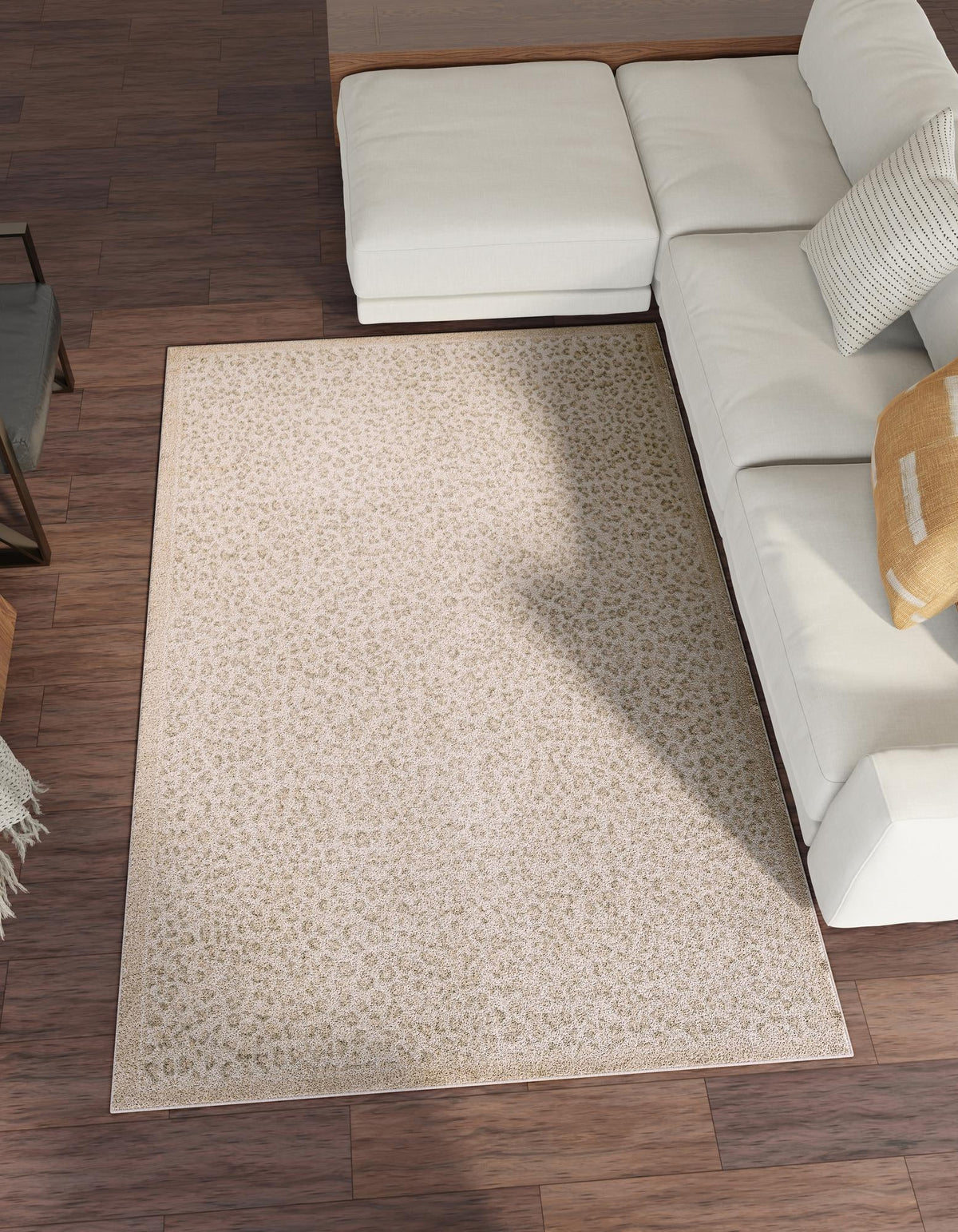 Savannah Sojourn Collection Area Rug - Serengeti Rectangle Ivory  lifestyle 4