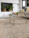 Savannah Sojourn Collection Area Rug - Serengeti Square Ivory  lifestyle 55