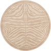 Savannah Sojourn Collection Area Rug -  Kalahari Round Beige and Ivory  lifestyle 43