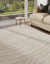 Savannah Sojourn Collection Area Rug -  Kalahari Rectangle Beige and Ivory  lifestyle 8