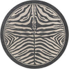 Savannah Sojourn Collection Area Rug -  Kalahari Round Gray and Ivory  lifestyle 39