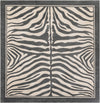 Savannah Sojourn Collection Area Rug -  Kalahari Square Gray and Ivory  lifestyle 40