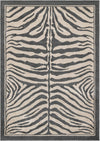 Savannah Sojourn Collection Area Rug -  Kalahari Rectangle Gray and Ivory Main