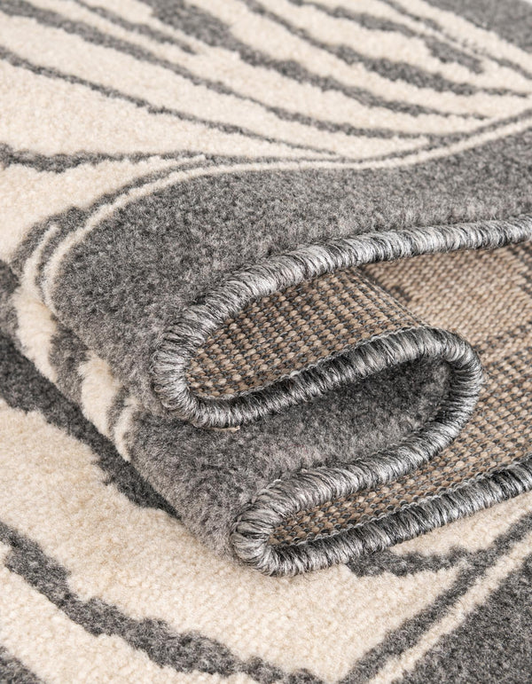 Savannah Sojourn Collection Area Rug -  Kalahari Rectangle Gray and Ivory  lifestyle 25