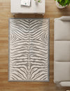 Savannah Sojourn Collection Area Rug -  Kalahari Rectangle Gray and Ivory  lifestyle 29
