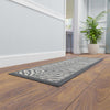 Savannah Sojourn Collection Area Rug -  Kalahari Runner Gray and Ivory  lifestyle 134