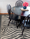 Savannah Sojourn Collection Area Rug -  Kalahari Square Gray and Ivory  lifestyle 75