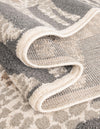 Savannah Sojourn Collection Area Rug -  Masai Rectangle Gray and Ivory  lifestyle 13