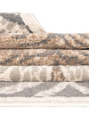 Savannah Sojourn Collection Area Rug -  Masai Rectangle Gray and Ivory  lifestyle 14