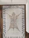 Savannah Sojourn Collection Area Rug -  Masai Rectangle Gray and Ivory  lifestyle 15