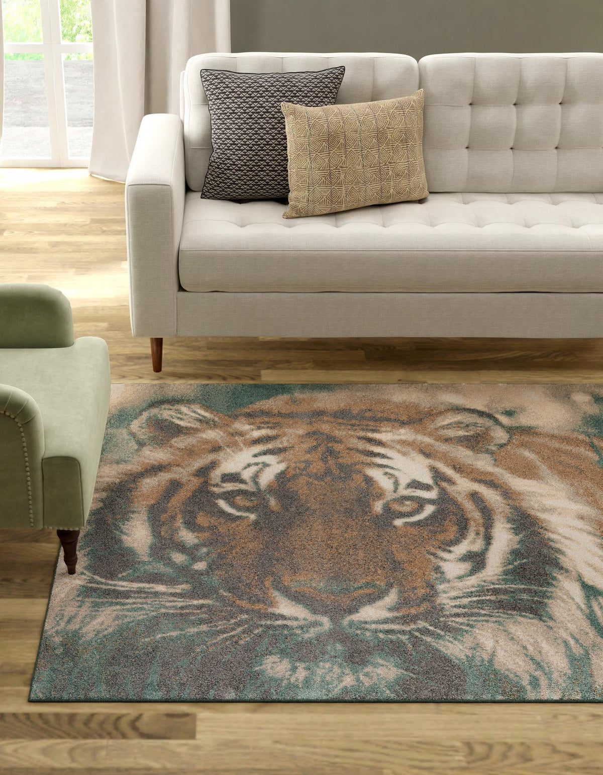 Savannah Sojourn Collection Area Rug -  Okavango Rectangle Multi  lifestyle 4