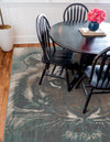 Savannah Sojourn Collection Area Rug -  Okavango Square Multi  lifestyle 39