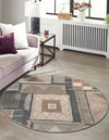Savannah Sojourn Collection Area Rug -  Tsavo Round Multi  lifestyle 21