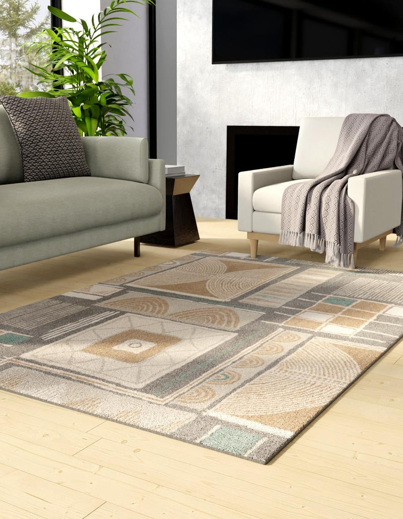 Savannah Sojourn Collection Area Rug -  Tsavo Rectangle Multi  lifestyle 3