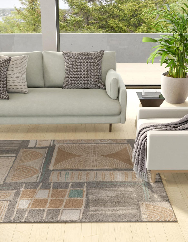 Savannah Sojourn Collection Area Rug -  Tsavo Rectangle Multi  lifestyle 4