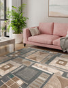Savannah Sojourn Collection Area Rug -  Tsavo Square Multi  lifestyle 23