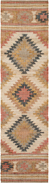Desert Weave Jute Collection Area Rug - Sahara Runner Multi  lifestyle 22