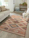 Desert Weave Jute Collection Area Rug - Sahara Rectangle Multi  lifestyle 2