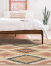Desert Weave Jute Collection Area Rug - Sahara Rectangle Multi  lifestyle 3