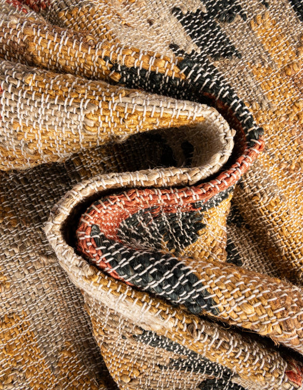 Desert Weave Jute Collection Area Rug - Sahara Rectangle Multi  lifestyle 15